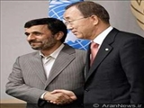 Cumhurbaşkanı Ahmedinejad, BM Genel Sekreteriyle görüştü