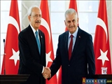 Başbakan Binali Yıldırım ile CHP Genel Başkanı Kemal Kılıçdaroğlu Görüştü