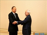 Zarif, Bakü'de İlham Aliyev ile görüştü