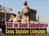 BAE ve Suud Subayları Savaş Suçluları Listesinde