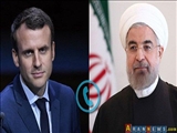 Ruhani ile Macron nükleer anlaşmayı görüştü