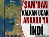 Şam’dan Kalkan Uçak Ankara’ya İndi!