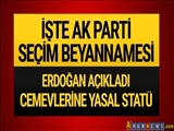 İşte AK Parti'nin Seçim Beyannamesi