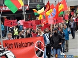 Erdoğan'ın Almanya ziyareti başlamadan protestolar başladı
