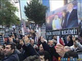 İstanbul’daki Suudi Arabistan Konsolosluğu önünde protesto
