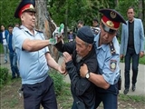 Kazakistan'da hükümet karşıtı gösteriler yapıldı