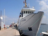 Türk gemisi Filistin kıyılarında yandı