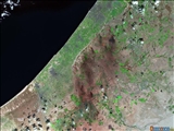 Filistin Direnişinin Tel Aviv ve Sdrot'a Yağdırdığı Yoğun Roket Yağmurunun İlk Uydu Görüntüleri