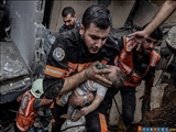 Gazze'de Filistinlilerin Siyonistlerin fosfor bombaları ile katliam edilmesi