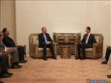 Emir Abdullahiyan Suriye Cumhurbaşkanı ile Görüştü